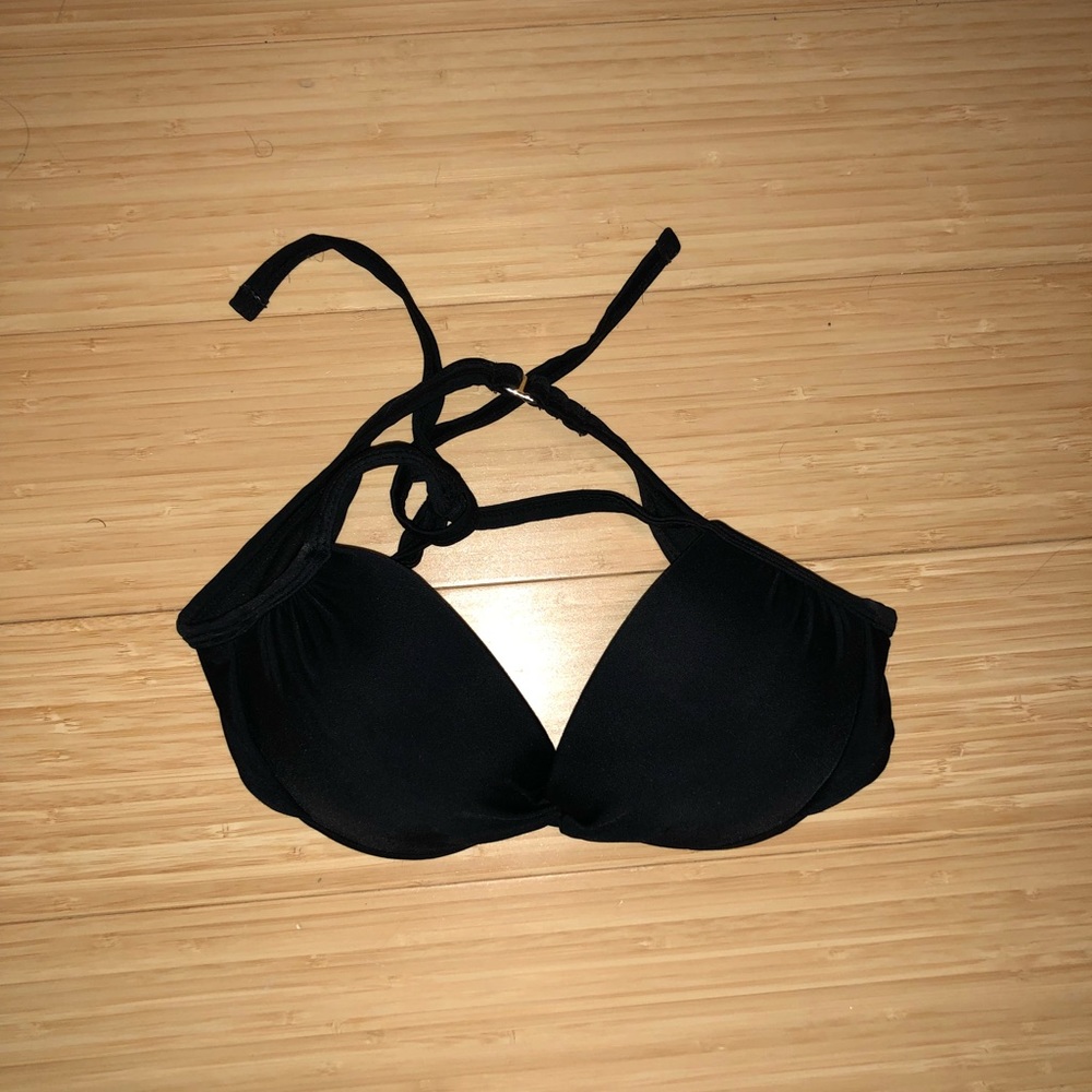 Black bikini top